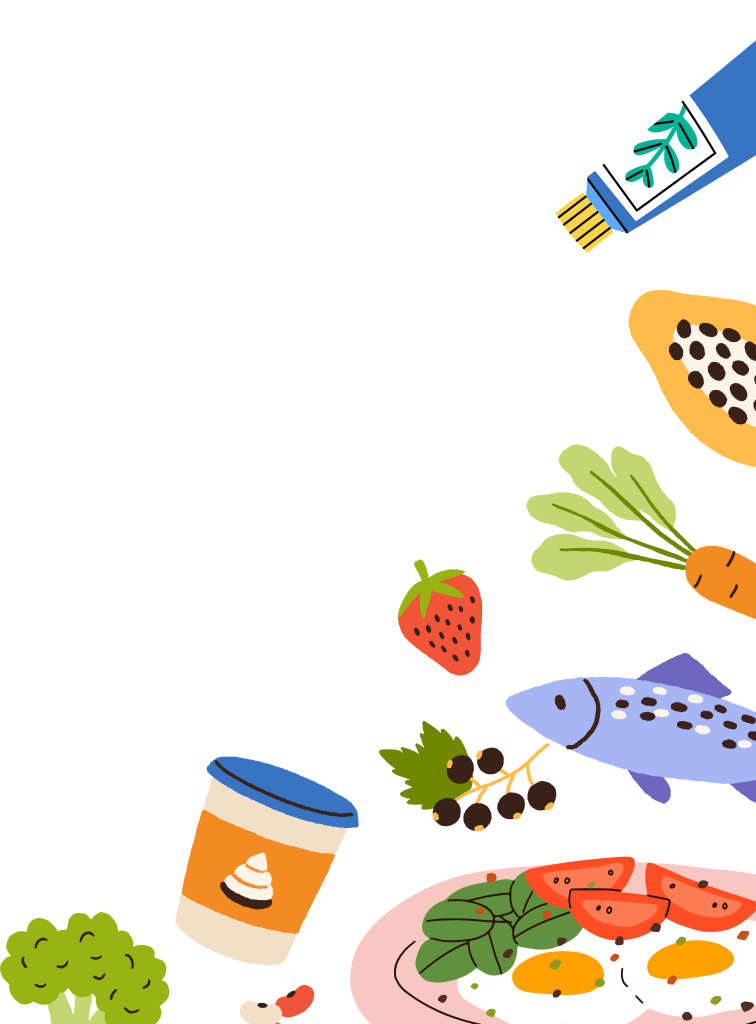 food and nutrition graphic